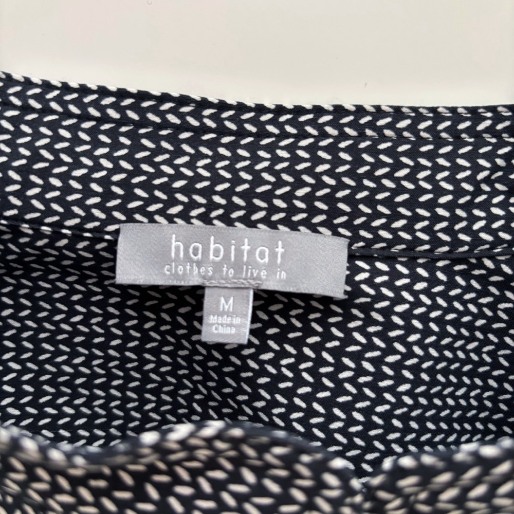 Habitat Black & White Power Stretch Easy Jacket Medium - Picture 5 of 8